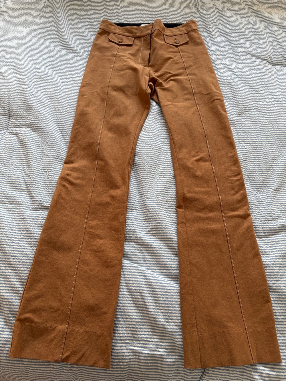 10 Crosby Derek Lam Flare Pants in Camel